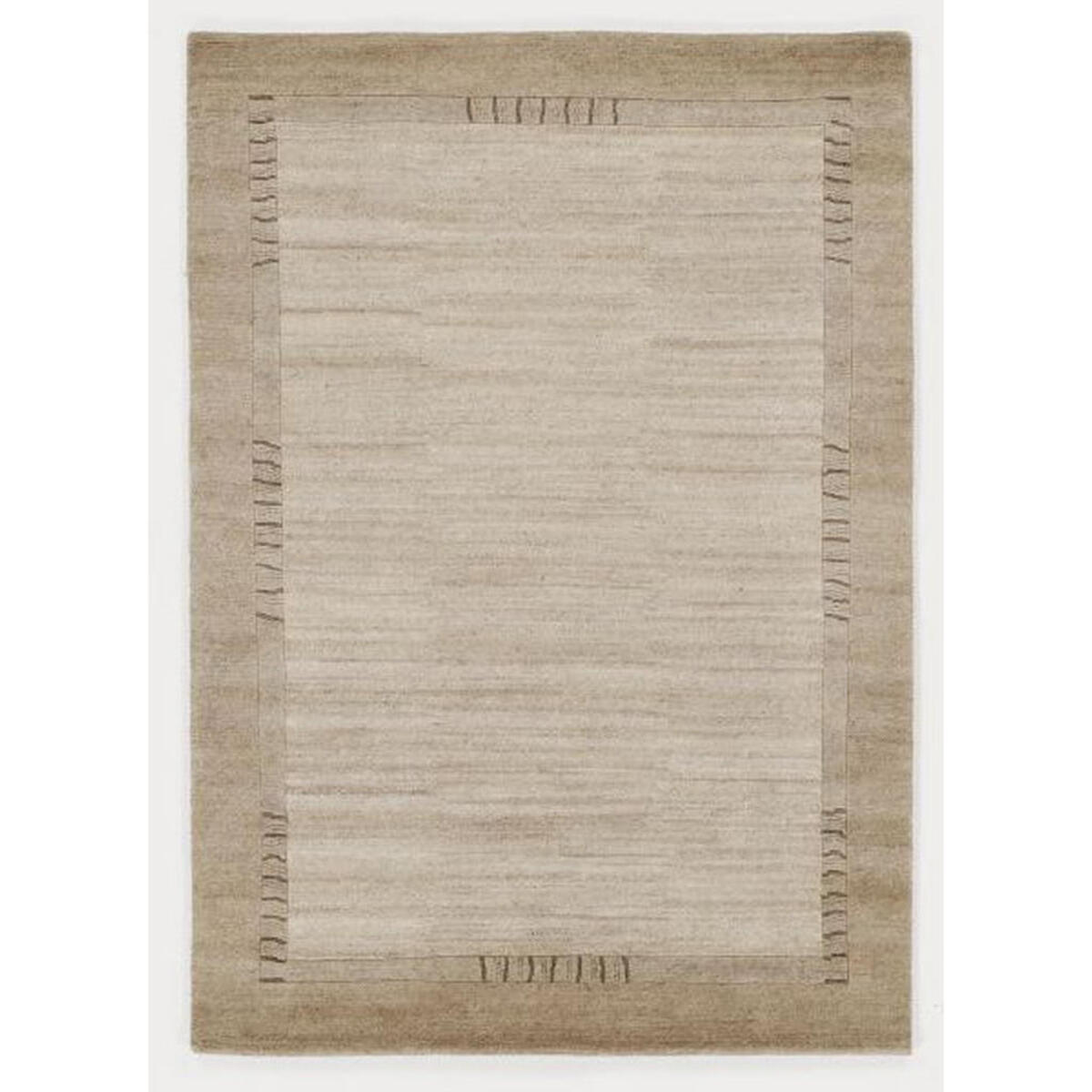 Bild 1 von Cazaris Wollteppich Colombo, Natur, Textil, Bordüre, rechteckig, 200x300 cm, Care & Fair, für Fußbodenheizung geeignet, in verschiedenen Größen erhältlich, Teppiche & Böden, Teppiche, Naturtep