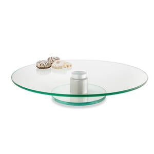 Leonardo Tortenplatte Turn, Klar, Glas, rund, Tischkultur & Servieren, Servierplatten