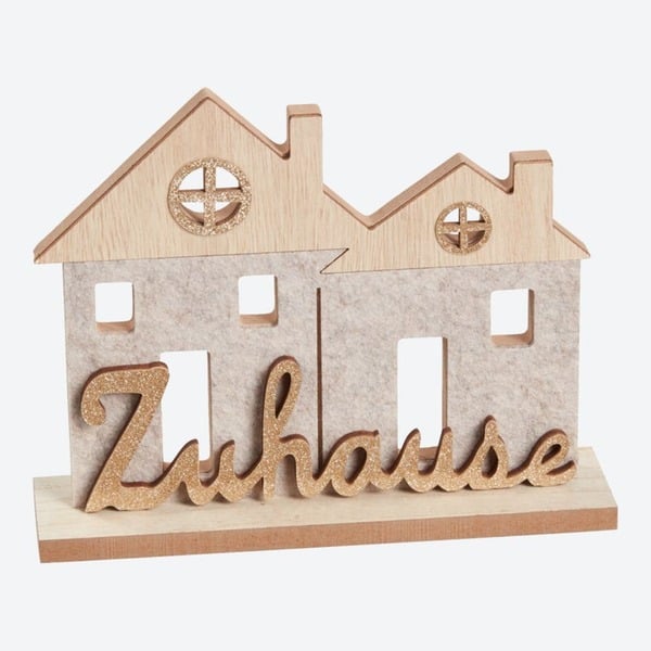 Bild 1 von Deko-Haus in tollem Design, ca. 20x5x15cm, Beige