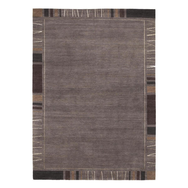 Bild 1 von Cazaris Wollteppich, Dunkelgrau, Textil, Bordüre, rechteckig, 170x240 cm, Care & Fair, für Fußbodenheizung geeignet, in verschiedenen Größen erhältlich, Teppiche & Böden, Teppiche, Naturteppic