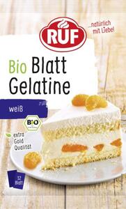 Ruf Bio Blatt Gelatine weiß