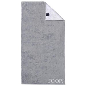 Joop! Duschtuch Classic Doubleface, Silber, Textil, 80x150 cm, Made in Germany, Oeko-Tex® Standard 100, saugfähig, Aufhängeschlaufe, strapazierfähig, angenehm weich, hochwertige Qualität, schads