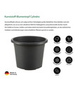 Bild 2 von Dehner Kunststoff-Blumentopf Cylindro, rund