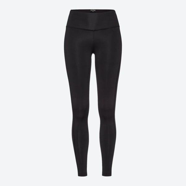 Bild 1 von Damen-Shaping-Sportleggings mit Metallic-Druck, Black