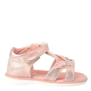 Baby Sandalen mit Glitzer-Applikation ROSA