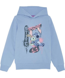 Lilo und Stitch Sweatshirt, Lilo & Stitch, Kapuze, hellblau