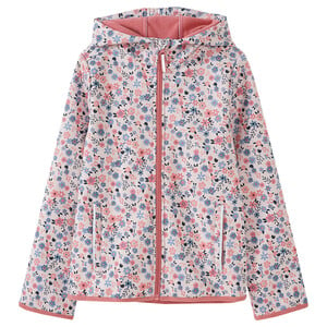 Mädchen Softshelljacke mit Kapuze ROSA