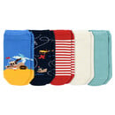 Bild 1 von 5 Paar Jungen Sneaker-Socken im Set DUNKELBLAU / BUNT