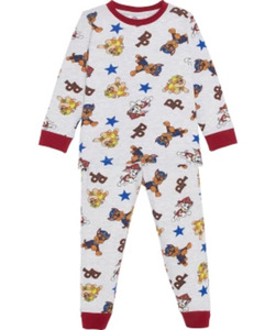 Paw Patrol Pyjama, verschiedene Designs, 2-tlg. Set, hellgrau melange