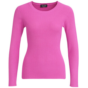 Damen Pullover aus Rippstrick PINK