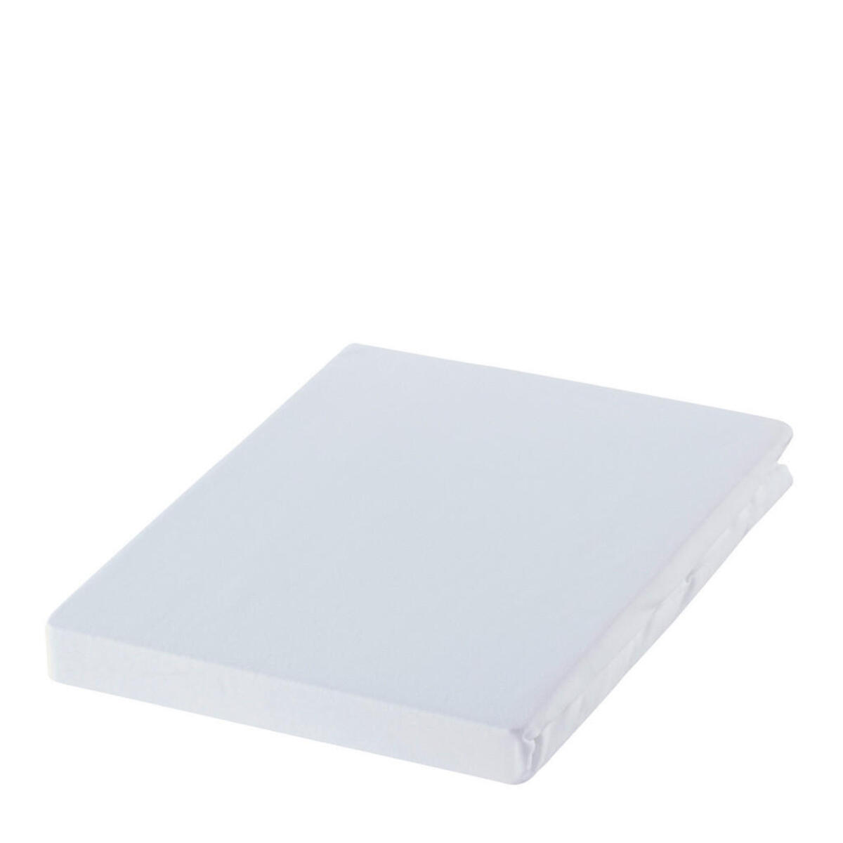 Bild 1 von Estella Spannbetttuch, Weiß, Textil, 100x200 cm, Textiles Vertrauen - Oeko-Tex®, Hohenstein, bügelfrei, für Wasserbetten geeignet, Schlaftextilien, Bettwäsche, Spannbettlaken