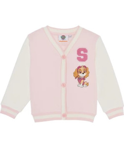 Paw Patrol Collegejacke, Paw Patrol, Knopfleiste, hellrosa