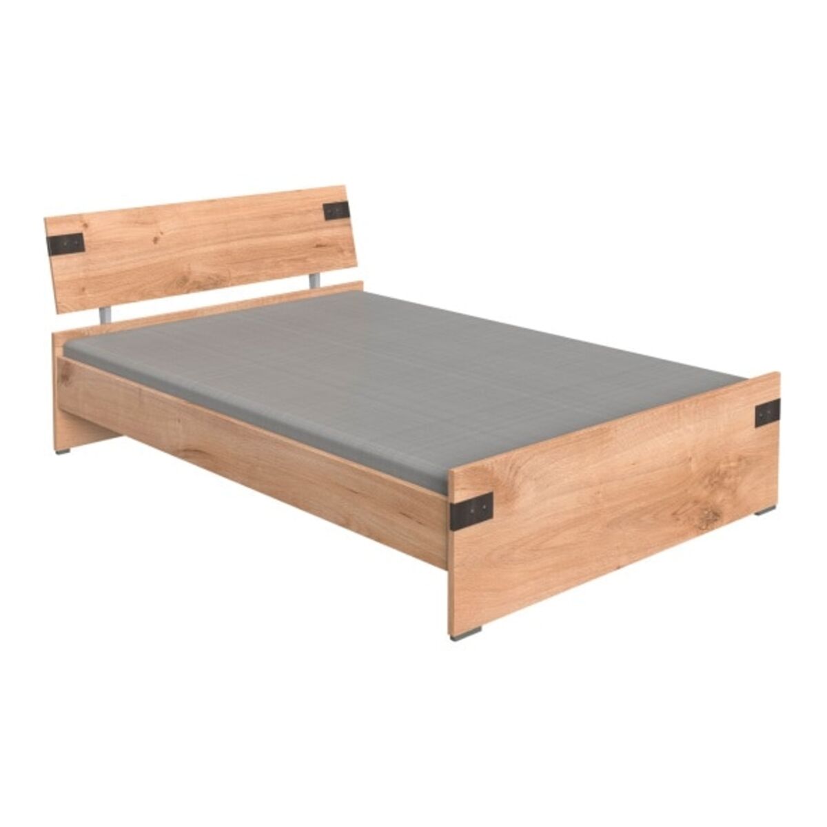 Bild 1 von Bett Liverpool Plankeneiche Nachbildung ca. 140 x 200 cm