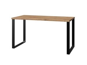 Schreibtisch Plankeneiche - Graphit 140 cm - LIVERPOOL