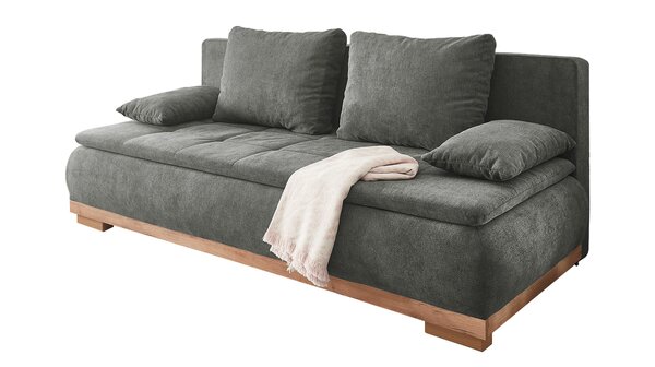 Bild 1 von Schlafsofa grau mit Bettkasten 208 x 105 cm - AMBRA