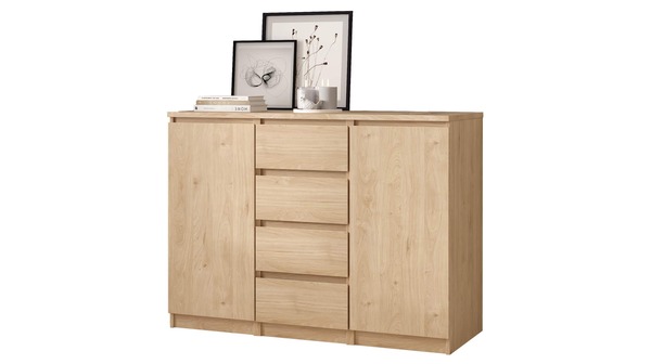 Bild 1 von Sideboard mit 4 Schubladen Jackson Hickory 121 cm - NAIA