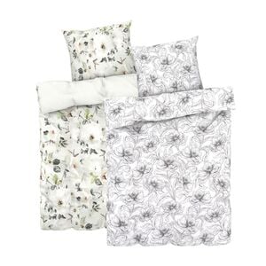 LIV&BO® Edel-Renforcé-Bettwäsche-Set ca. 135 x 200 cm, 2-teilig