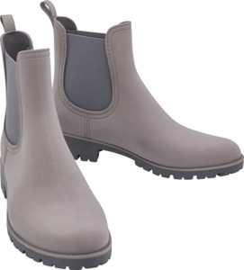 IDEENWELT Damen Regenstiefelette taupe 40/41