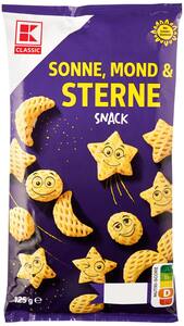 K-CLASSIC Sonne, Mond & Sterne Snack, 125-g-Packg.