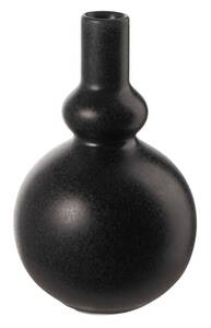 ASA SELECTION Vase Black Iron, Steingut