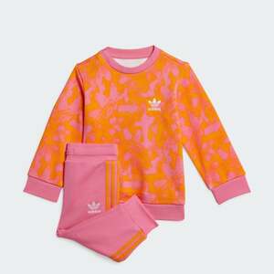 Adidas Summer Allover Print Crew Set - Baby Tracksuits