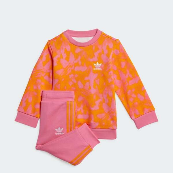 Bild 1 von Adidas Summer Allover Print Crew Set - Baby Tracksuits