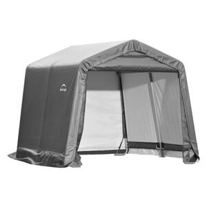 ShelterLogic Gartenhaus Shed-in-a-Box grau Metall B/H/L: ca. 300x240x300 cm