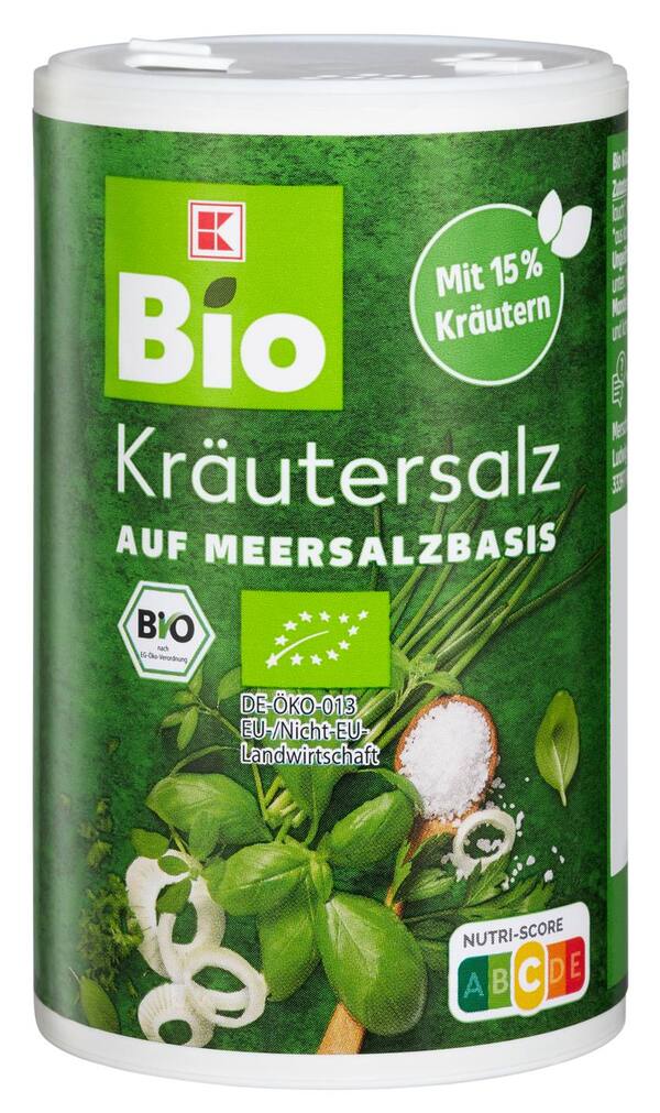 Bild 1 von K-BIO Bio-Kräutersalz, 150-g-Dose