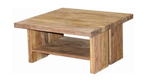 Couchtisch Massivholz Sheesham 90 x 90 cm - SENSO