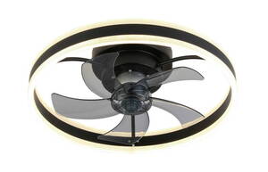 Mican Deckenventilator BLACK WIDOW, Metall