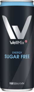 WellMix Energy Drink Sugar Free, 250 ml