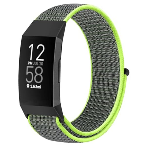 Bild 1 von Runostrich Nylon Armband Kompatibel mit Fitbit Charge 4/Charge 3/SE, weiches Ersatzarmband atmungsaktives Sportarmband mit Uhrenarmbänder für Damen Herren