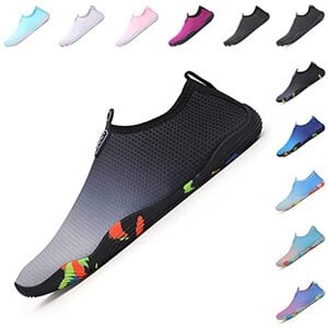 Baofular Badeschuhe Damen Herren Wasserschuhe Schwimmschuhe Sommer Strandschuhe Schnell Trocknend Aquaschuhe Surfschuhe für Meer, Gr. 35-46