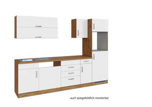 Held Möbel Küchenzeile SORRENTO, Holznachbildung