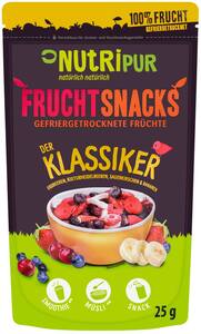 NUTRIPUR Fruchtsnacks, 25-g-Packg.