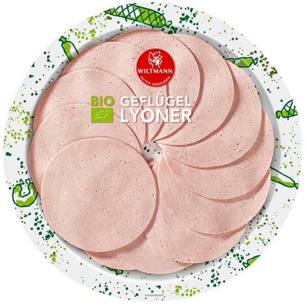 Bild 1 von WILTMANN Bio-Fleischkäse oder Bio-Geflügel-Lyoner, 80-g-Packg.