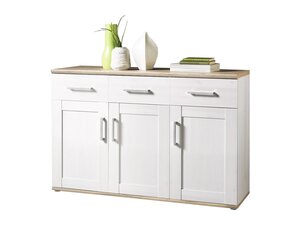 Sideboard 3 türig San Remo Eiche - Sibiu Lärche 140 cm - ROMANCE