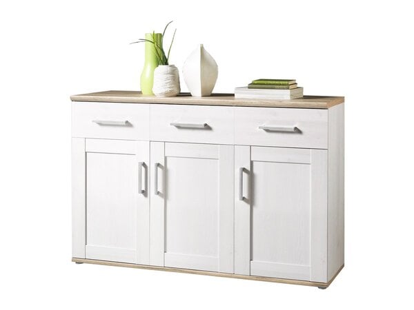 Bild 1 von Sideboard 3 türig San Remo Eiche - Sibiu Lärche 140 cm - ROMANCE