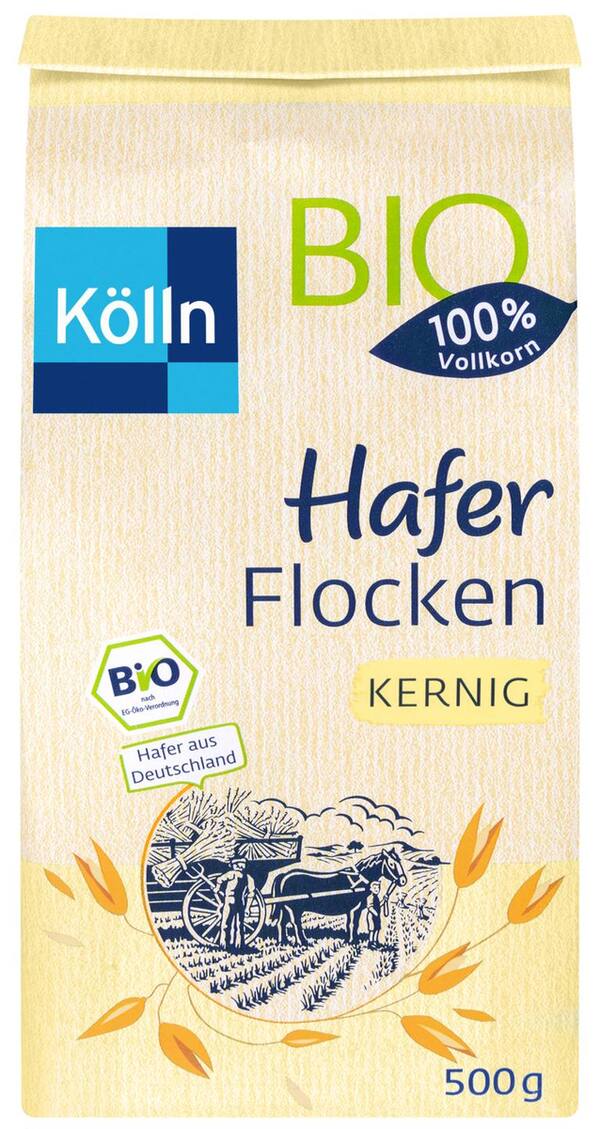 Bild 1 von KÖLLN Bio-Haferflocken, 500-g-Packg.