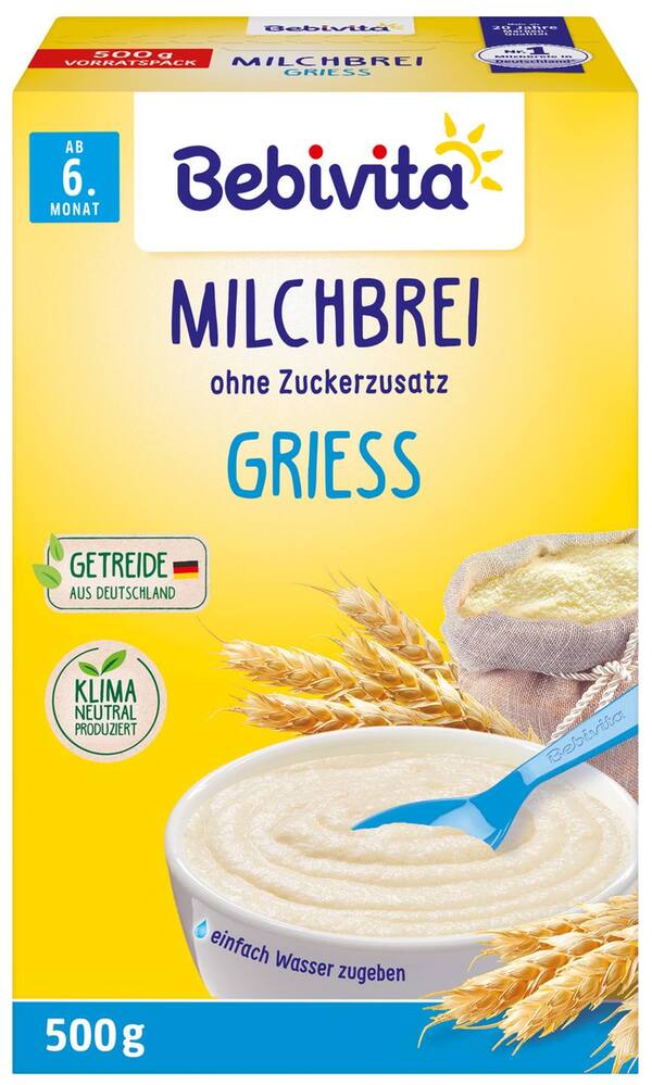 Bild 1 von BEBIVITA Milch- oder Abendbrei, 500-g-Packg.