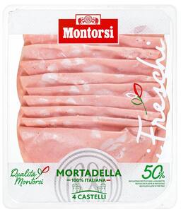 MONTORSI Mortadella 4 Castelli, 120-g-Packg.