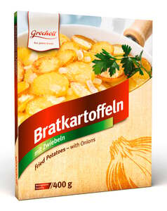 Bratkartoffeln 400g mit Zwiebeln