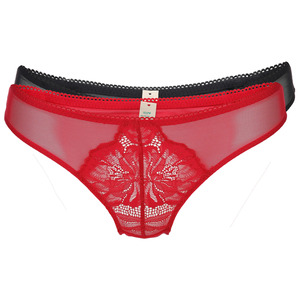 Damen Slip im 2er Pack Rot