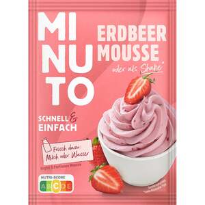 MINUTO Erdbeere Mousse