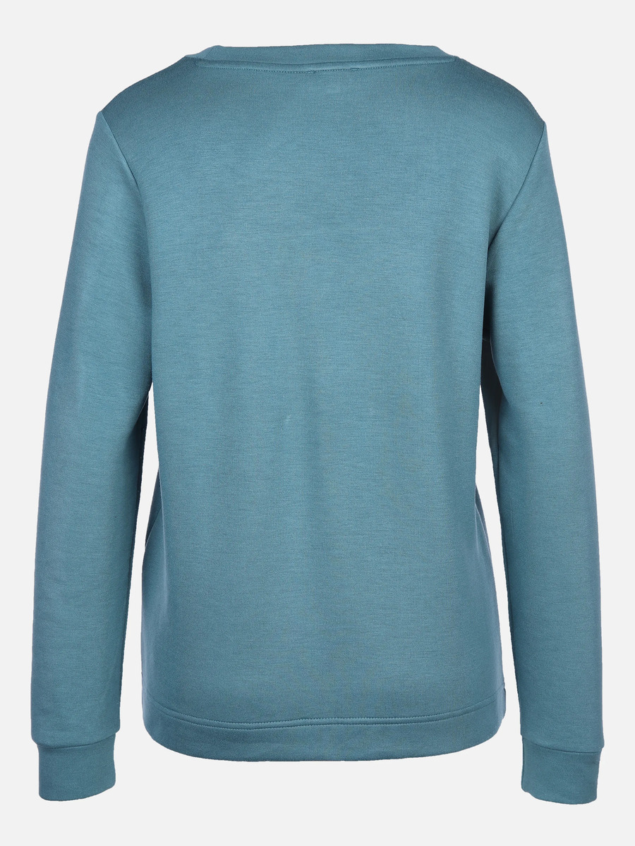 Bild 2 von Damen Sweatshirt mit Glitter Print Grün