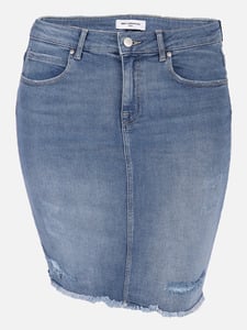 Only Carmakoma CARVERA LIFEKNEE DENI Jeansrock Blau