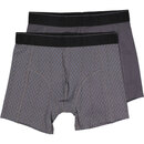 Bild 1 von Herren Boxershorts 2er-Pack, Anthrazit, M