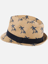 Bild 2 von Jungen Trilby Hut mit Alloverprint Beige