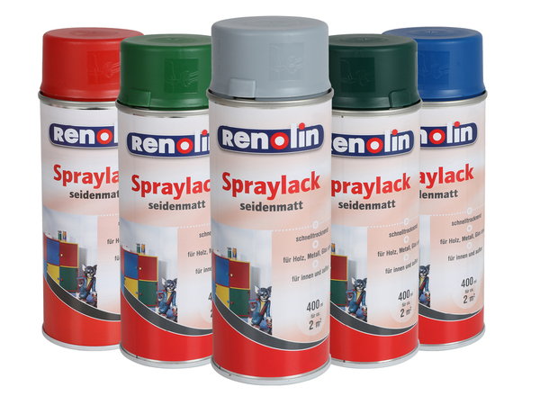 Bild 1 von Renolin Spraylack 400ml seidenmatt