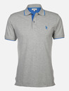 Bild 1 von Herren Poloshirt mit Stickerei Grau